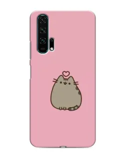 Чохол для Huawei Honor 20 Pro з картинкою «Pusheen серце»