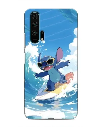 Чехол для Huawei Honor 20 Pro с картинкой «Стич на волне»