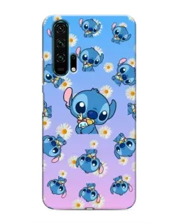 Чехол для Huawei Honor 20 Pro с картинкой «Паттерн со Стичем»
