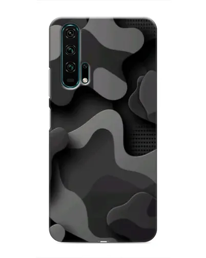 Чехол для Huawei Honor 20 Pro с картинкой «Темный абстрактный камуфляж»