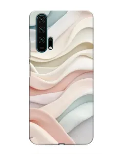 Чехол для Huawei Honor 20 Pro с картинкой «Пастельные нежные волны»