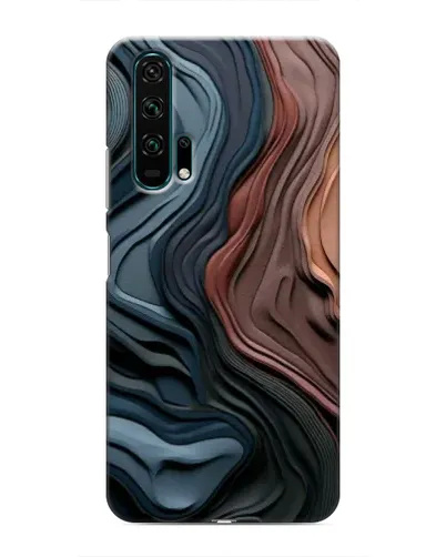 Чехол для Huawei Honor 20 Pro с картинкой «Цветные волны каньона»