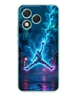 Чехол для Huawei Honor 400 Lite с картинкой «Jordan Gold Jumpman»