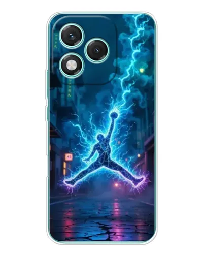 Чехол для Huawei Honor 400 Lite с картинкой «Jordan Gold Jumpman»