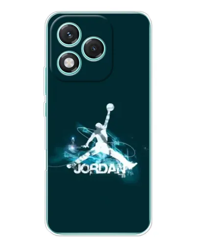Чехол для Huawei Honor 400 Lite с картинкой «Jordan Blue Fire»
