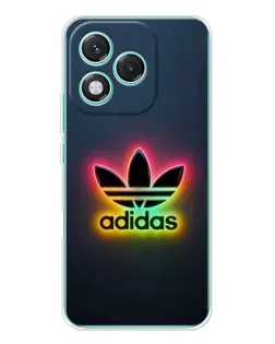 Чехол для Huawei Honor 400 Lite с картинкой «Неоновый Adidas»