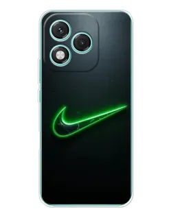 Чехол для Huawei Honor 400 Lite с картинкой «Неоновый контур Nike»