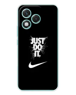 Чехол для Huawei Honor 400 Lite с картинкой «Текстовый принт Nike»