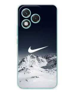 Чехол для Huawei Honor 400 Lite с картинкой «Nike — зимние горы»