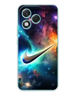 Чехол для Huawei Honor 400 Lite с картинкой «Космический Nike Swoosh»