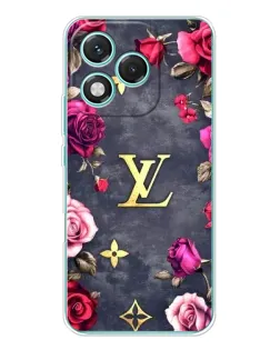 Чехол для Huawei Honor 400 Lite с картинкой «Цветочный Louis Vuitton»