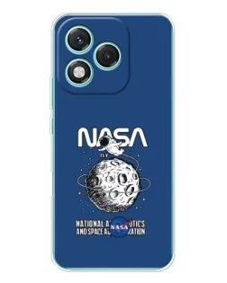 Чехол для Huawei Honor 400 Lite с картинкой «NASA — лунная миссия»