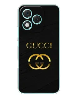 Чехол для Huawei Honor 400 Lite с картинкой «Золотой логотип Gucci»