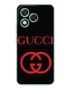 Чехол для Huawei Honor 400 Lite с картинкой «Gucci — красный логотип»