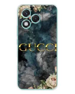 Чехол для Huawei Honor 400 Lite с картинкой «Абстрактные цветы Gucci»