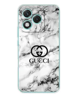 Чехол для Huawei Honor 400 Lite с картинкой «Gucci — мраморный шик»