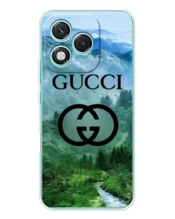 Чехол для Huawei Honor 400 Lite с картинкой «Gucci — горный пейзаж»