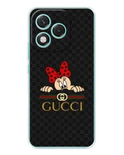 Чехол для Huawei Honor 400 Lite с картинкой «Минни Маус Gucci — черный»