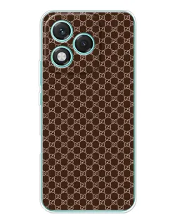 Чехол для Huawei Honor 400 Lite с картинкой «Gucci — шоколадная сетка»