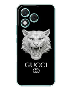 Чехол для Huawei Honor 400 Lite с картинкой «Gucci — серебряный лев»