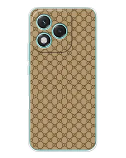 Чехол для Huawei Honor 400 Lite с картинкой «Gucci — классический беж»