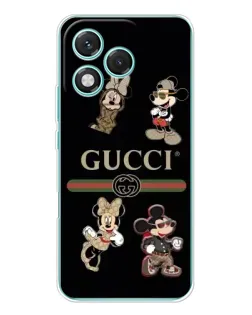Чехол для Huawei Honor 400 Lite с картинкой «Gucci — герои Disney и монограмма»