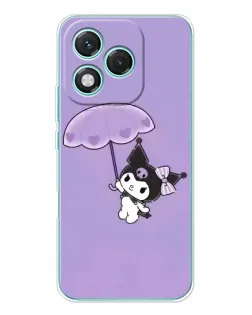 Чехол для Huawei Honor 400 Lite с картинкой «Kuromi с зонтиком»