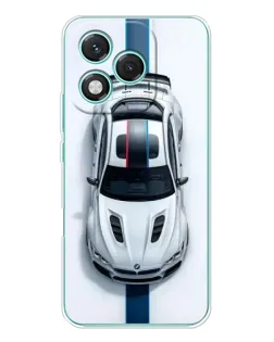 Чехол для Huawei Honor 400 Lite с картинкой «Вид сверху — BMW M»