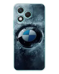 Чехол для Huawei Honor 400 Lite с картинкой «Логотип BMW — лед»