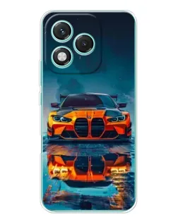 Чехол для Huawei Honor 400 Lite с картинкой «BMW — золотая эмблема»