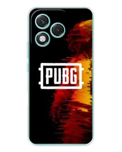 Чехол для Huawei Honor 400 Lite с картинкой «Яркий логотип PUBG»