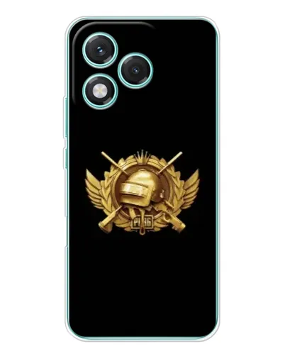 Чехол для Huawei Honor 400 Lite с картинкой «PUBG — оранжевый градиент»
