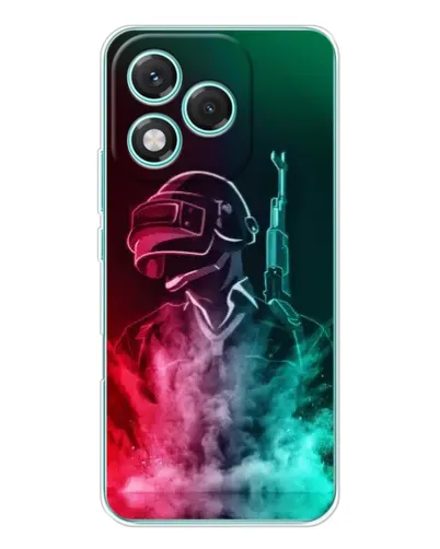 Чехол для Huawei Honor 400 Lite с картинкой «PUBG — огненный воин»