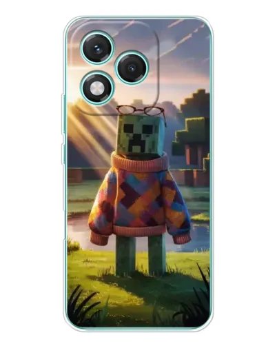 Чехол для Huawei Honor 400 Lite с картинкой «Крипер в свитере»