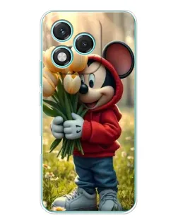 Чехол для Huawei Honor 400 Lite с картинкой «Микки с тюльпанами» Чехол для Huawei Honor 400 Lite с картинкой «Микки с тюльпанами»