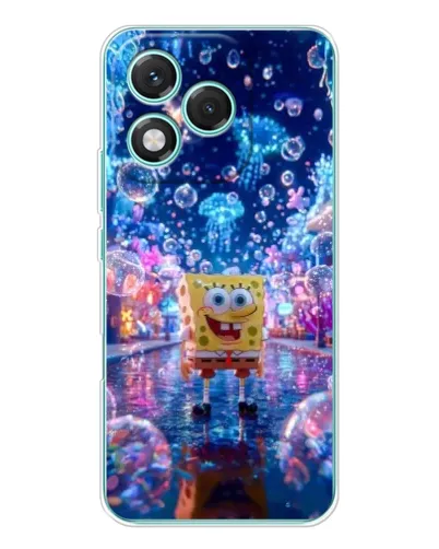 Чехол для Huawei Honor 400 Lite с картинкой «Неоновый океан»