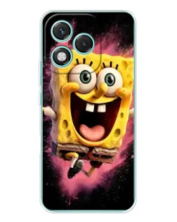 Чехол для Huawei Honor 400 Lite с картинкой «Взрывной Спанч Боб»