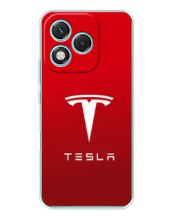Чехол для Huawei Honor 400 Lite с картинкой «Tesla Red Classic»