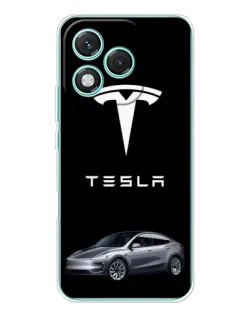 Чехол для Huawei Honor 400 Lite с картинкой «Tesla Model Y»