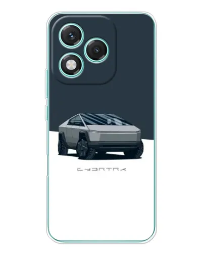 Чехол для Huawei Honor 400 Lite с картинкой «Серебристый Cybertruck Tesla» Чехол для Huawei Honor 400 Lite с картинкой «Серебристый Cybertruck Tesla»