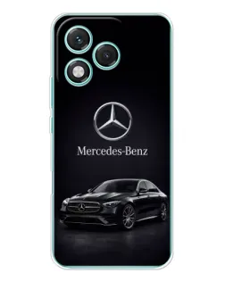 Чехол для Huawei Honor 400 Lite с картинкой «Mercedes — решетка радиатора»