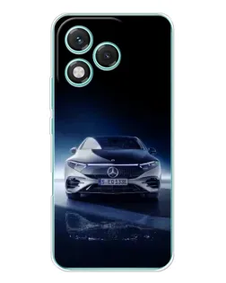 Чехол для Huawei Honor 400 Lite с картинкой «Ночной Mercedes EQ»