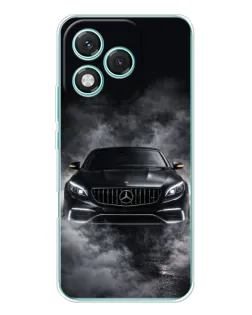 Чехол для Huawei Honor 400 Lite с картинкой «Mercedes в дыму»