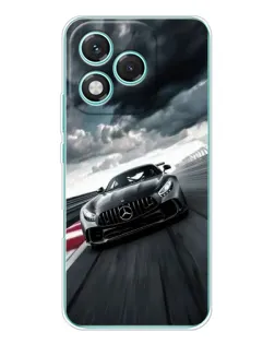 Чехол для Huawei Honor 400 Lite с картинкой «Гоночный Mercedes AMG»