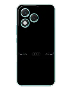 Чехол для Huawei Honor 400 Lite с картинкой «Audi — световой подпись»