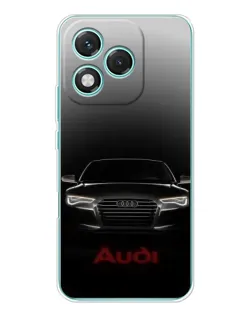 Чехол для Huawei Honor 400 Lite с картинкой «Audi — градиентный контур»
