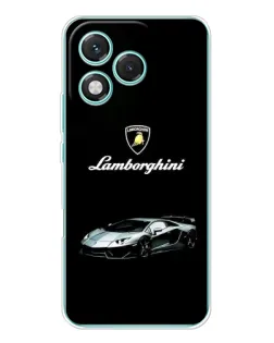 Чехол для Huawei Honor 400 Lite с картинкой «Логотип Lamborghini классика»