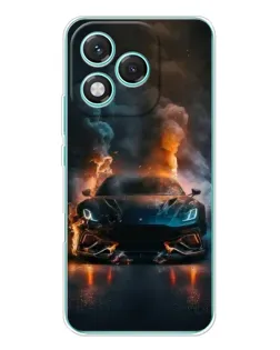 Чехол для Huawei Honor 400 Lite с картинкой «Lamborghini дымная эстетика»