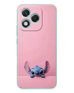 Чехол для Huawei Honor 400 Lite с картинкой «Stitch выглядывает»