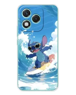 Чехол для Huawei Honor 400 Lite с картинкой «Стич на волне»